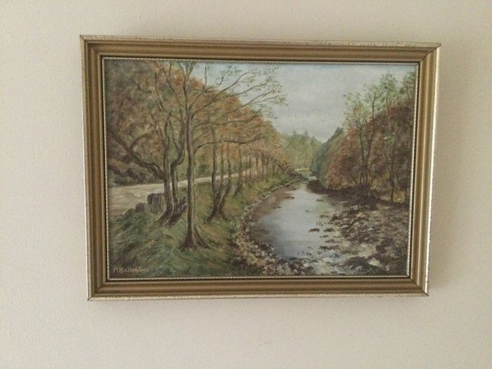 Art - Oil on Board ( M. Ballentine)