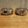 metal frame and glass  bowl Image 7