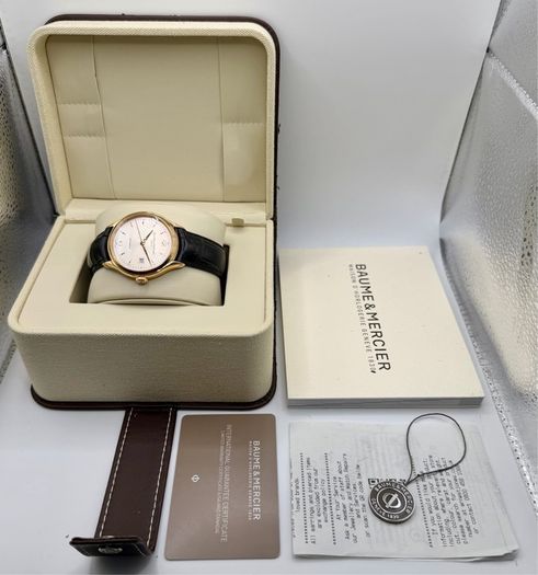 Baume & Mercier Clifton 18K Gold Watch