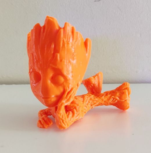 Coral Encrusted Groot 3D Printed