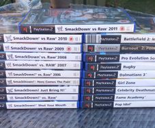 PS2 x 19 games, good condition, D18 post 10e