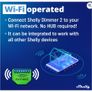 Shelly Dimmer 2 x 2 - WiFi Smart Dimmer Switch | No Neutral Wire Required Image 3