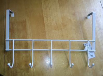 Dunnes Over Door Hanger coat rack 5 Hooks