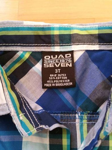 New with tags Quad Seven shirt 3T