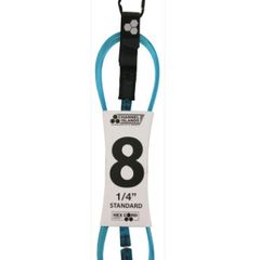 Channel Islands 8ft CI Standard Leash- Green / Blue / Black