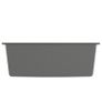 Kitchen Sink with Overflow Hole Grey Granite Image 4