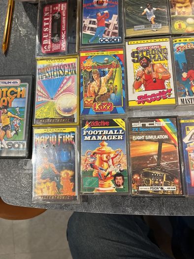 Huge ZX Spectrum Retro Game Lot (25+ Tapes) - Inc. Jetpac & Rare Clamshells