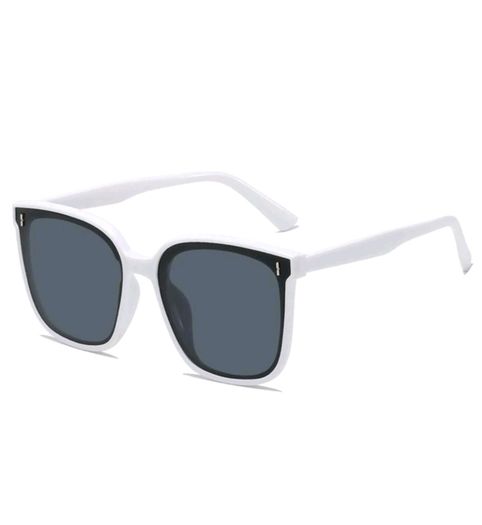 White frame sunglasses