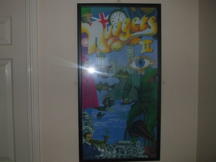 Framed psychedelic artwork (Nuggets 2 cover)