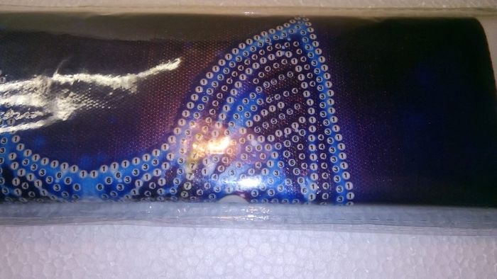 Luminous Diamond Painting Kit. Wolf
