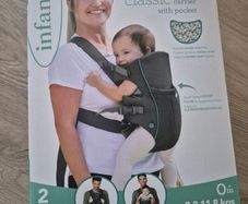 Infantino Swift Classic with Bib Baby Carrier - Grey