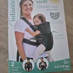 Infantino Swift Classic with Bib Baby Carrier - Grey