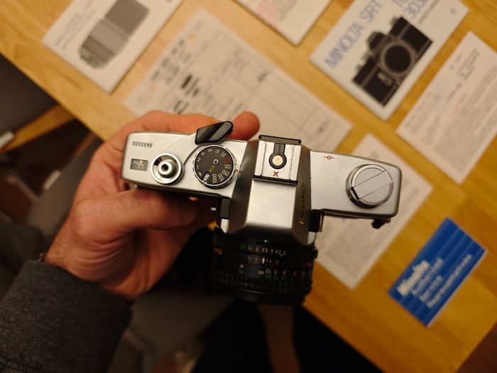 Minolta SRT100X (1978) + MD Rokkor 50mm f/2 - Serviced & in Original Box ! Film Camera