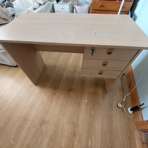 study desk and chair