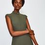 Karen Millen Mini Dress Khaki Image 3