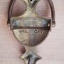 Vintage brass front door knocker  (VHL  & CAV  marks) Image 5
