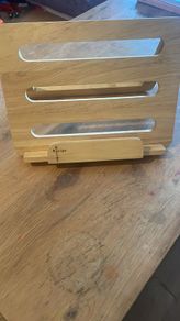 Wooden cook book stand