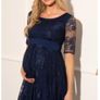 Tiffany Rose Maternity and Breastfeeding Dress Midnight Blue 12 Image 4