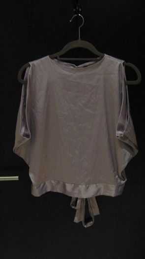 CBR ladies lilac/mauve/mink colured satin style top size medium