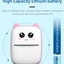 Mini-printer, Thermal Printer Ink-free Portable Sticker Printer Compatible with IOS and Android, Wireless Photo Printing Tags Image 7