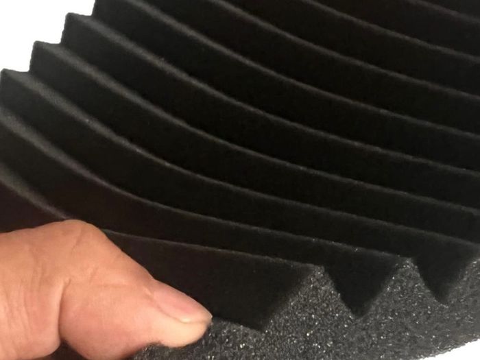 48 Pack Black blue 1" x 12" x 12" Acoustic Wedge Studio Foam Sound Absorption Wall Panels (FREE POSTAGE)