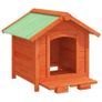 Multiple Colours Available | Dog Kennel Mocha 65x65x61.5 Cm Solid Wood Pine Image 7