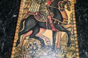 Beautiful antique icon on wood