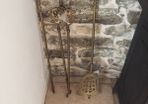 Fireside brass companion set