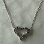 Diamond heart Necklace Image 3