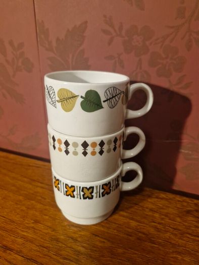 vintage arklow pottery teacups