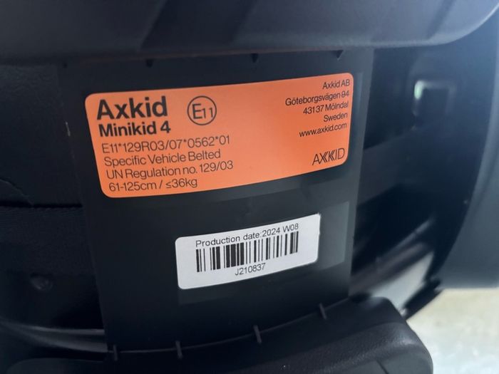 Axkid Minikid 4 - Extended rearfacing car seat