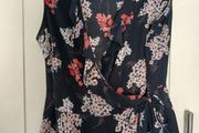 Black floral top