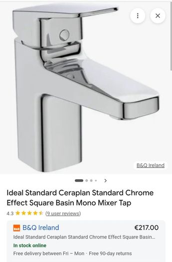 Sink and tap