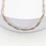 Vintage 925 Sterling Silver Italian Twisted Herringbone Chain Image 5