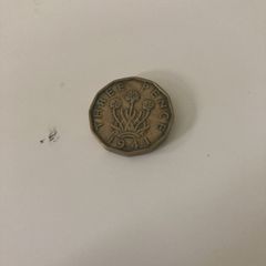 English 3 pence 1937,1941,1942,1942
