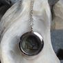 Gemstone jewellery, Floating pendant, Moldavite, Jewellery, Gift Image 5