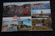 Ireland Postcard : Dublin , Multi-view - Avon Large Size Postcard