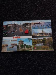 Ireland Postcard : Dublin , Multi-view - Avon Large Size Postcard