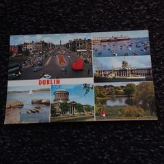 Ireland Postcard : Dublin , Multi-view - Avon Large Size Postcard