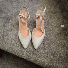 silver shoes uk 5