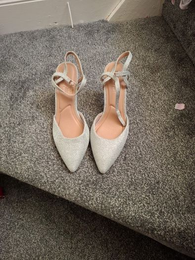 silver shoes uk 5