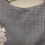 top Bnwt gingham navy & white short sleeved button back top Lenny .B size 1 (8-10) Image 9