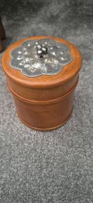 Vintage wooden trinket box
