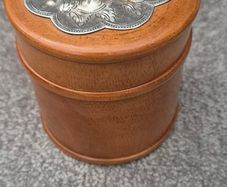 Vintage wooden trinket box