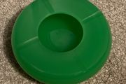 Vintage Green Glass Ashtray