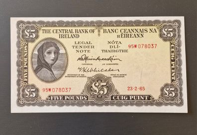 1965 Lady Lavery 5 Pound Note