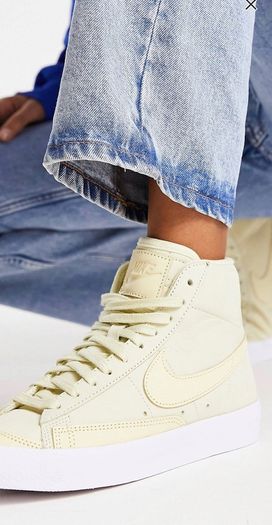 Original Nike UK6.5 Mid leather trainers woman's shoes sneakers