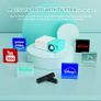 300Plus Portable WiFi Projector for Home and Outdoor Image 3