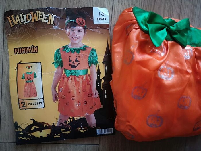 Halloween Pumpkin Dress size 1-2