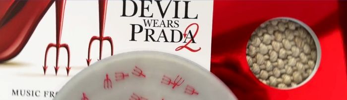 The Devil Wears Prada 2 Soundtrack Vinyl LP Devil's Trident Filled Record Limited Edition Movie Music Collectibles